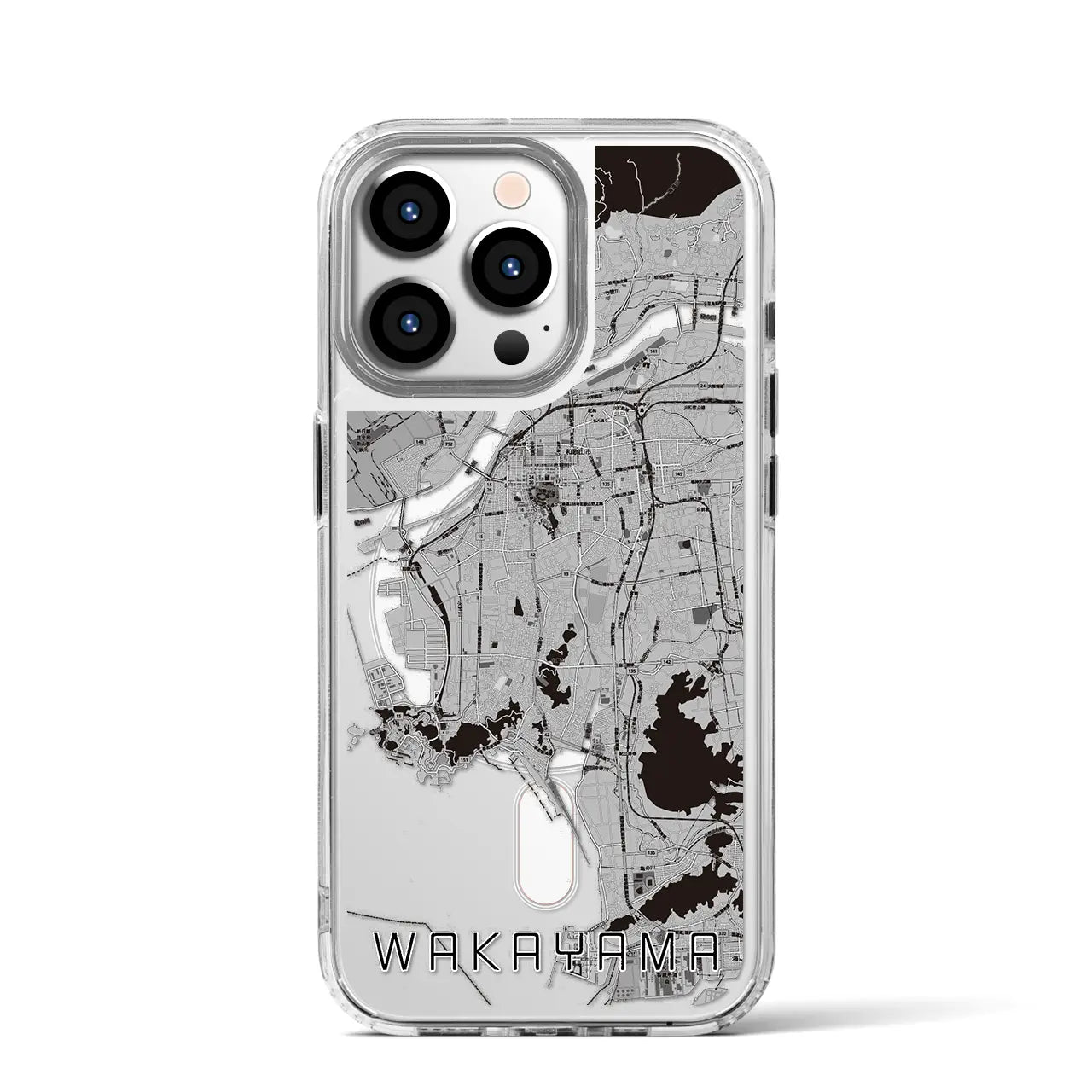 【和歌山(和歌山県)】地図柄iPhoneケース(MagSafeタイプ)