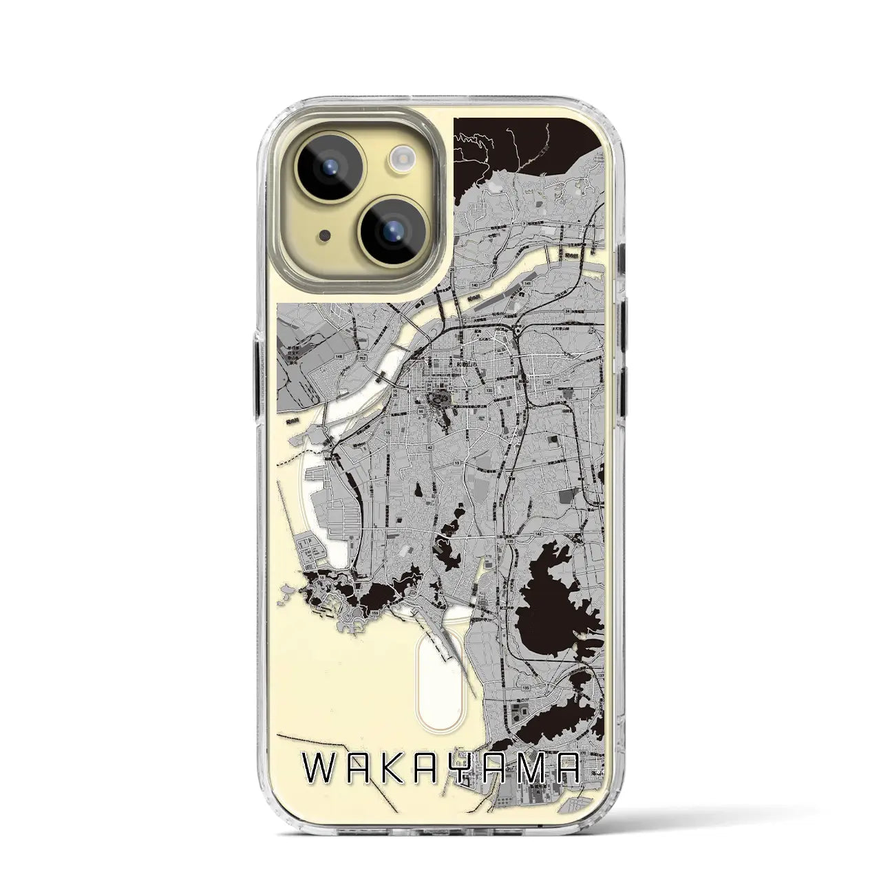 【和歌山(和歌山県)】地図柄iPhoneケース(MagSafeタイプ)