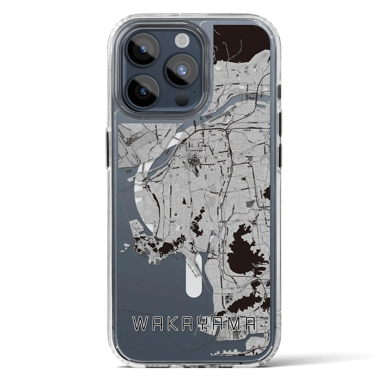 【和歌山(和歌山県)】地図柄iPhoneケース(MagSafeタイプ)