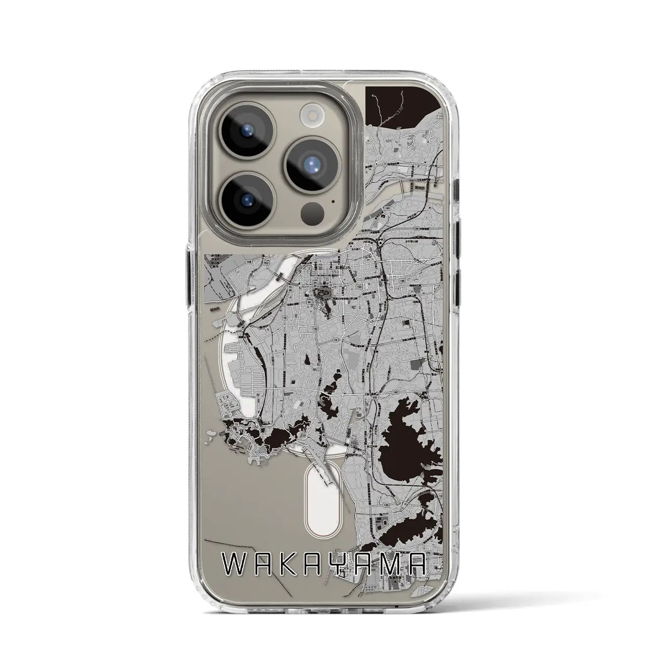 【和歌山(和歌山県)】地図柄iPhoneケース(MagSafeタイプ)