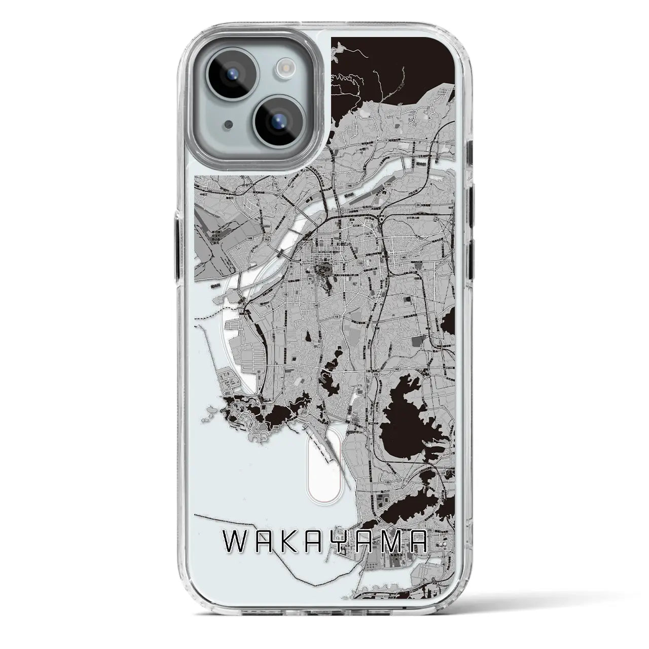 【和歌山(和歌山県)】地図柄iPhoneケース(MagSafeタイプ)