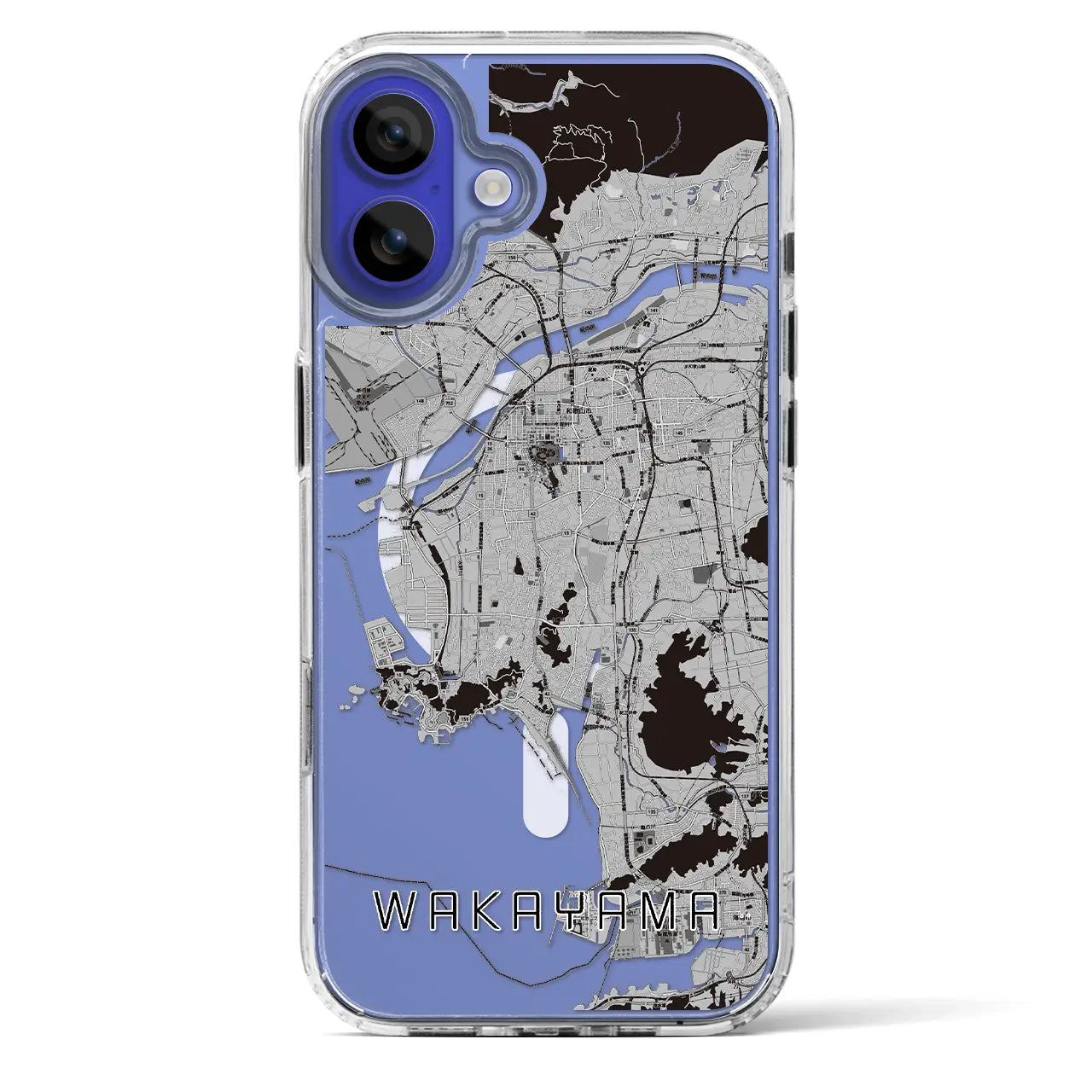 【和歌山(和歌山県)】地図柄iPhoneケース(MagSafeタイプ)