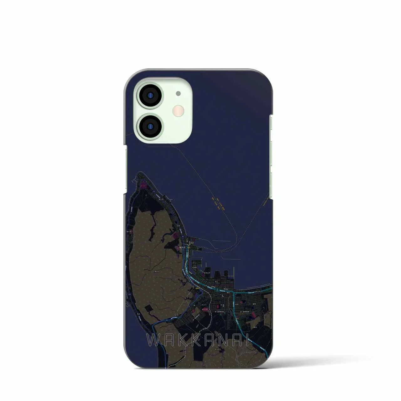 【稚内(北海道)】地図柄iPhoneケース(バックカバータイプ)