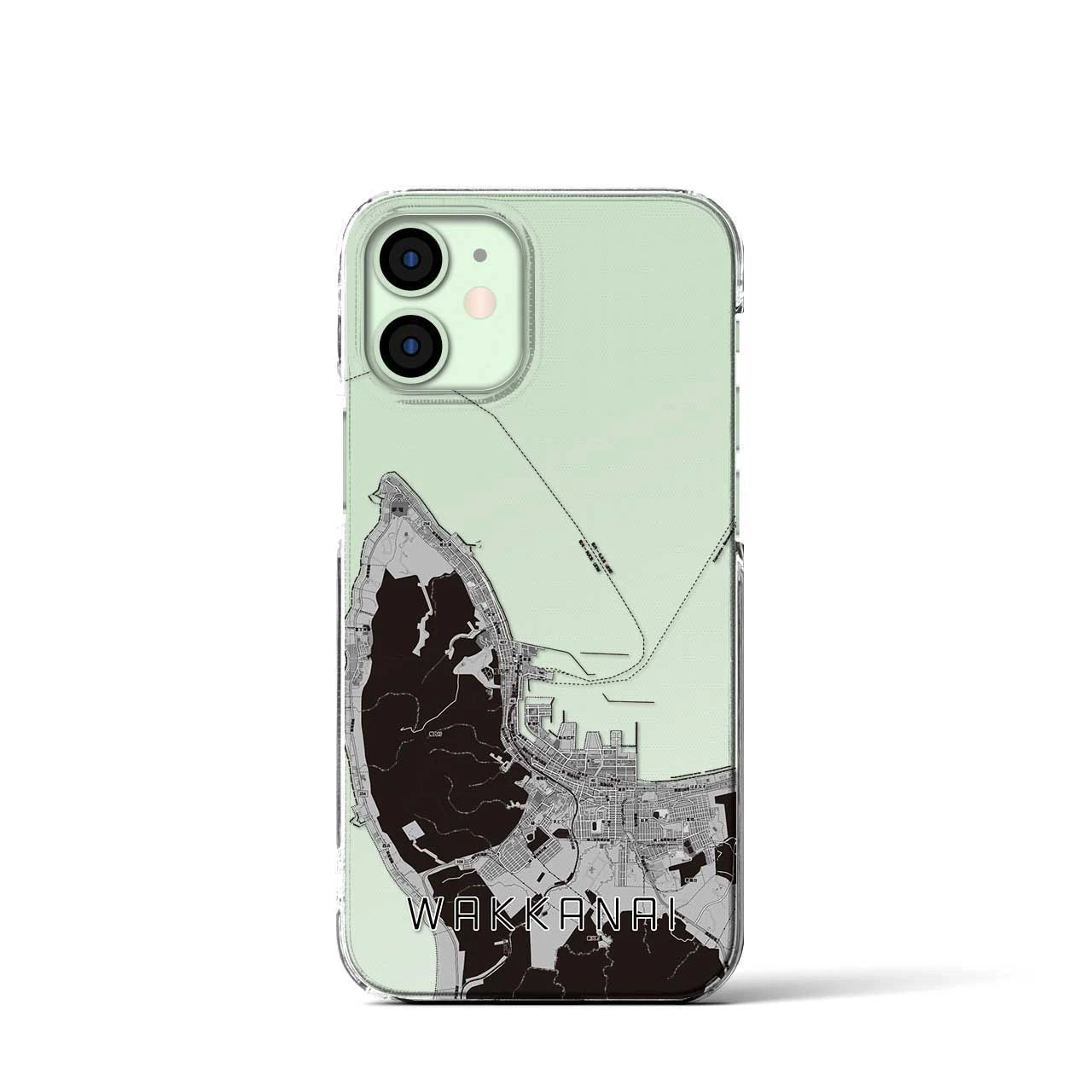 【稚内(北海道)】地図柄iPhoneケース(クリアタイプ)