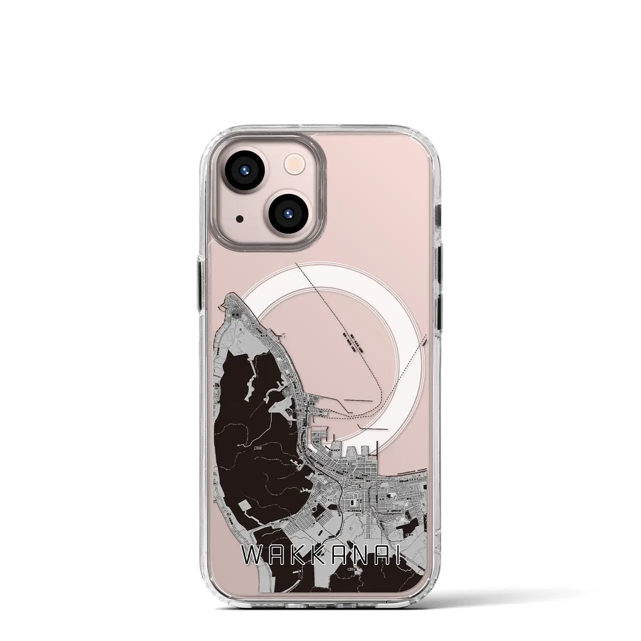 【稚内(北海道)】地図柄iPhoneケース(MagSafeタイプ)