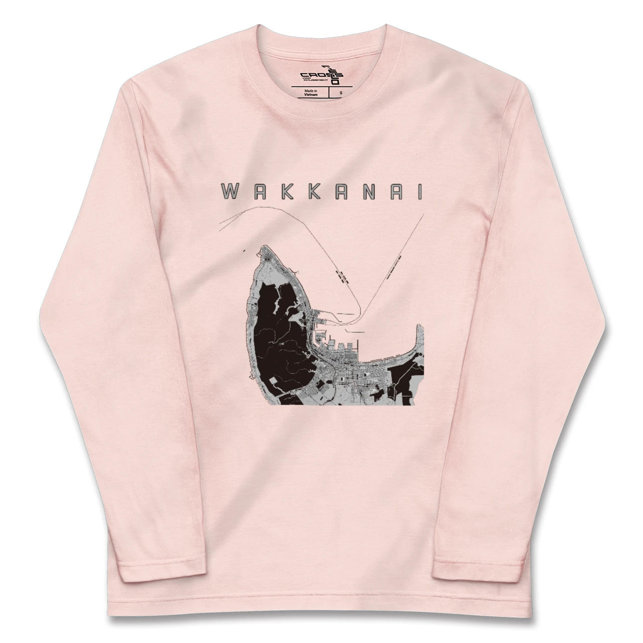 【稚内(北海道)】地図柄ロングスリーブTシャツ