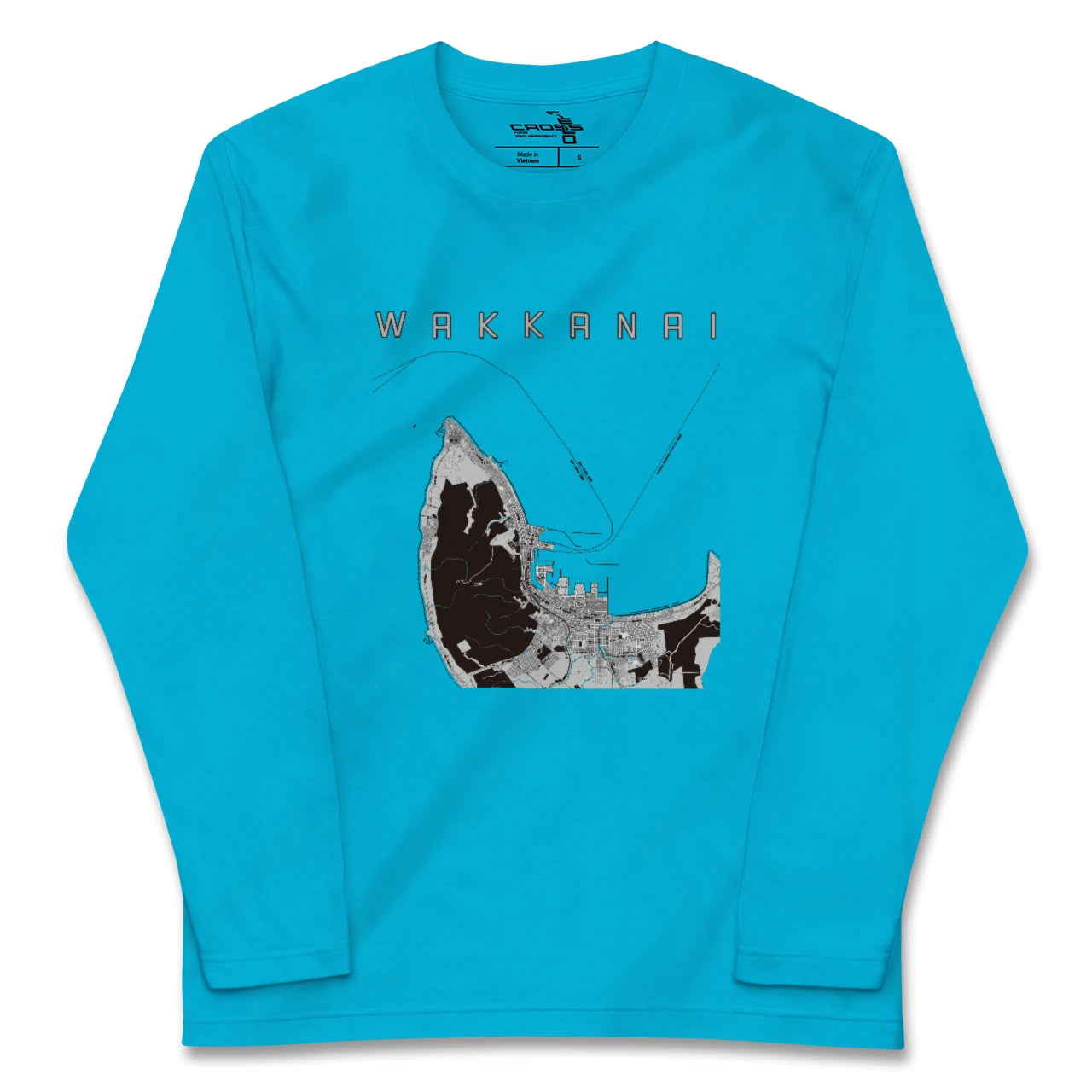 【稚内(北海道)】地図柄ロングスリーブTシャツ