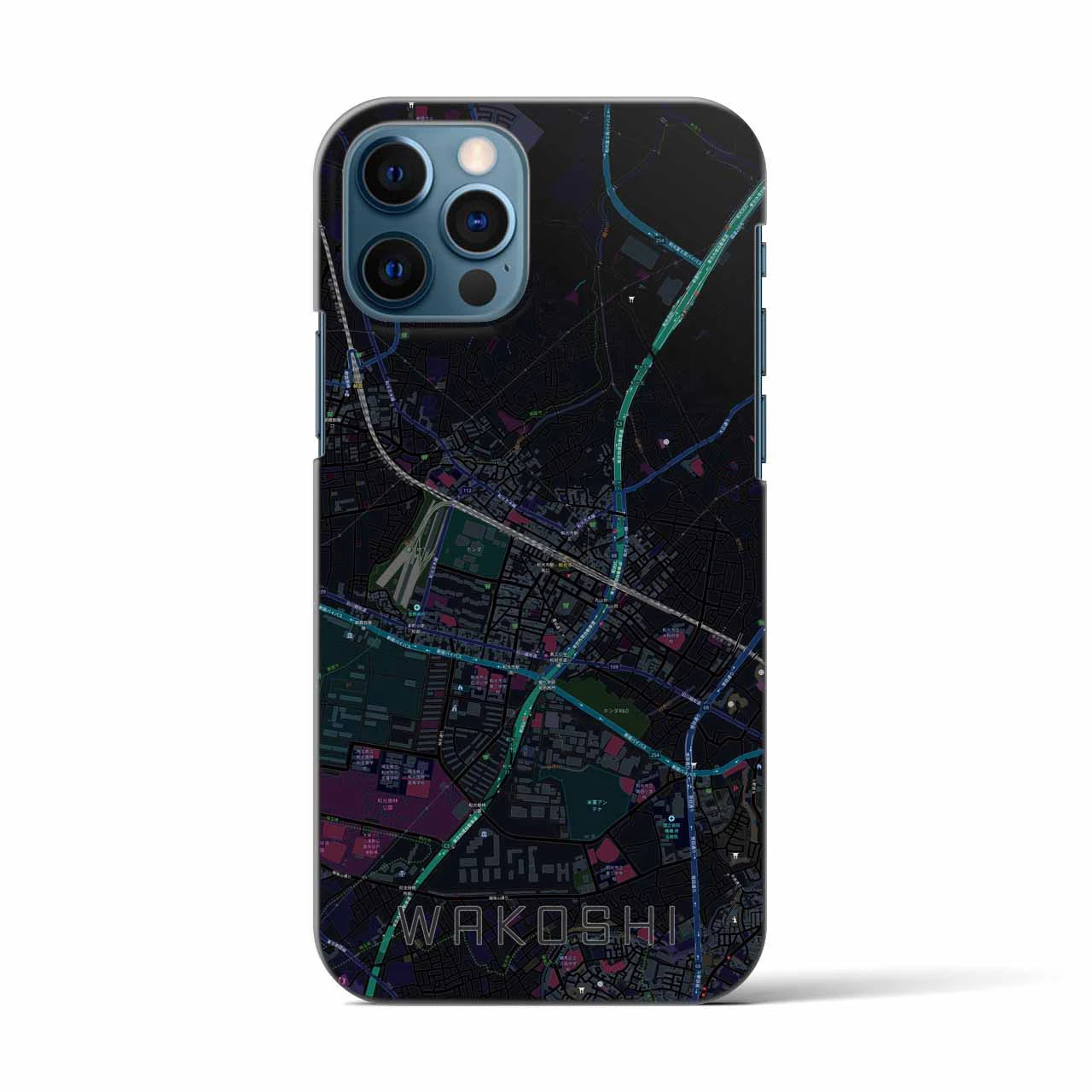 【和光市(埼玉県)】地図柄iPhoneケース(バックカバータイプ)