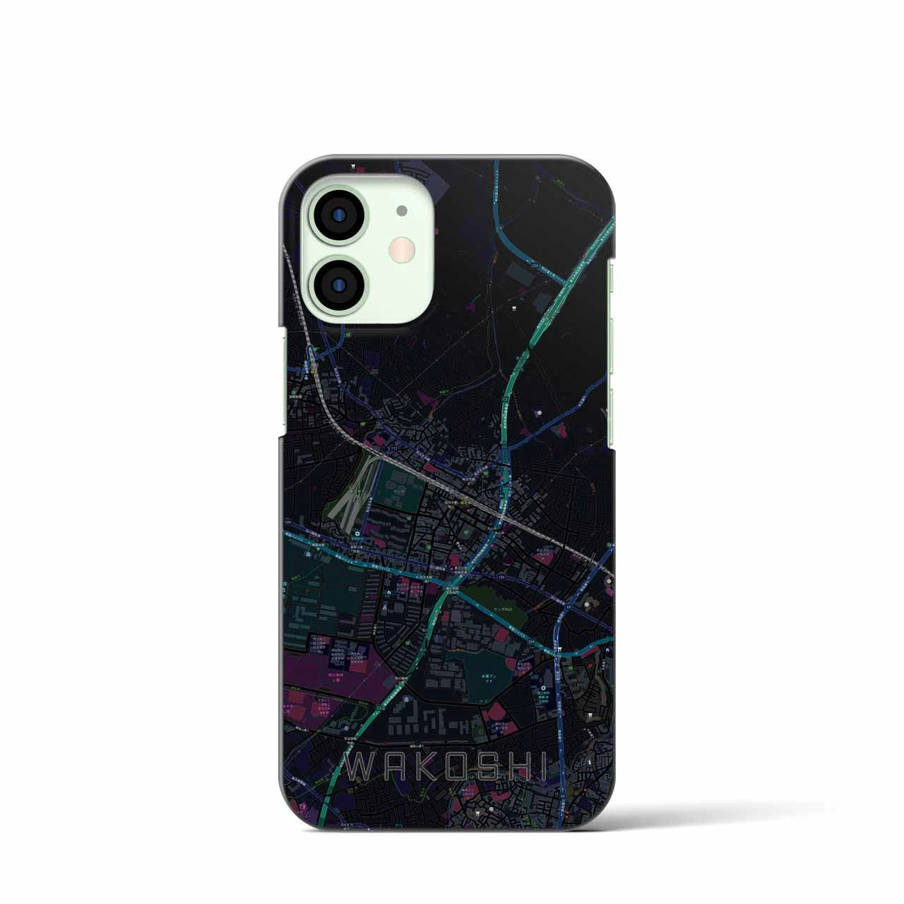 【和光市(埼玉県)】地図柄iPhoneケース(バックカバータイプ)