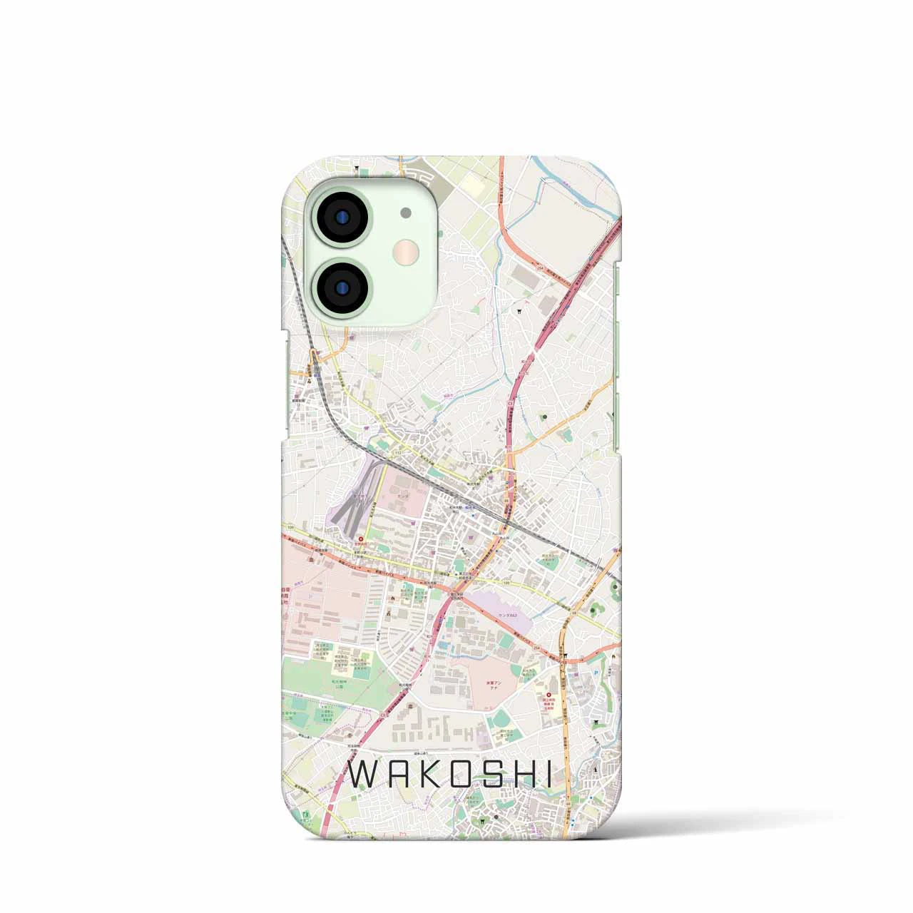 【和光市(埼玉県)】地図柄iPhoneケース(バックカバータイプ)