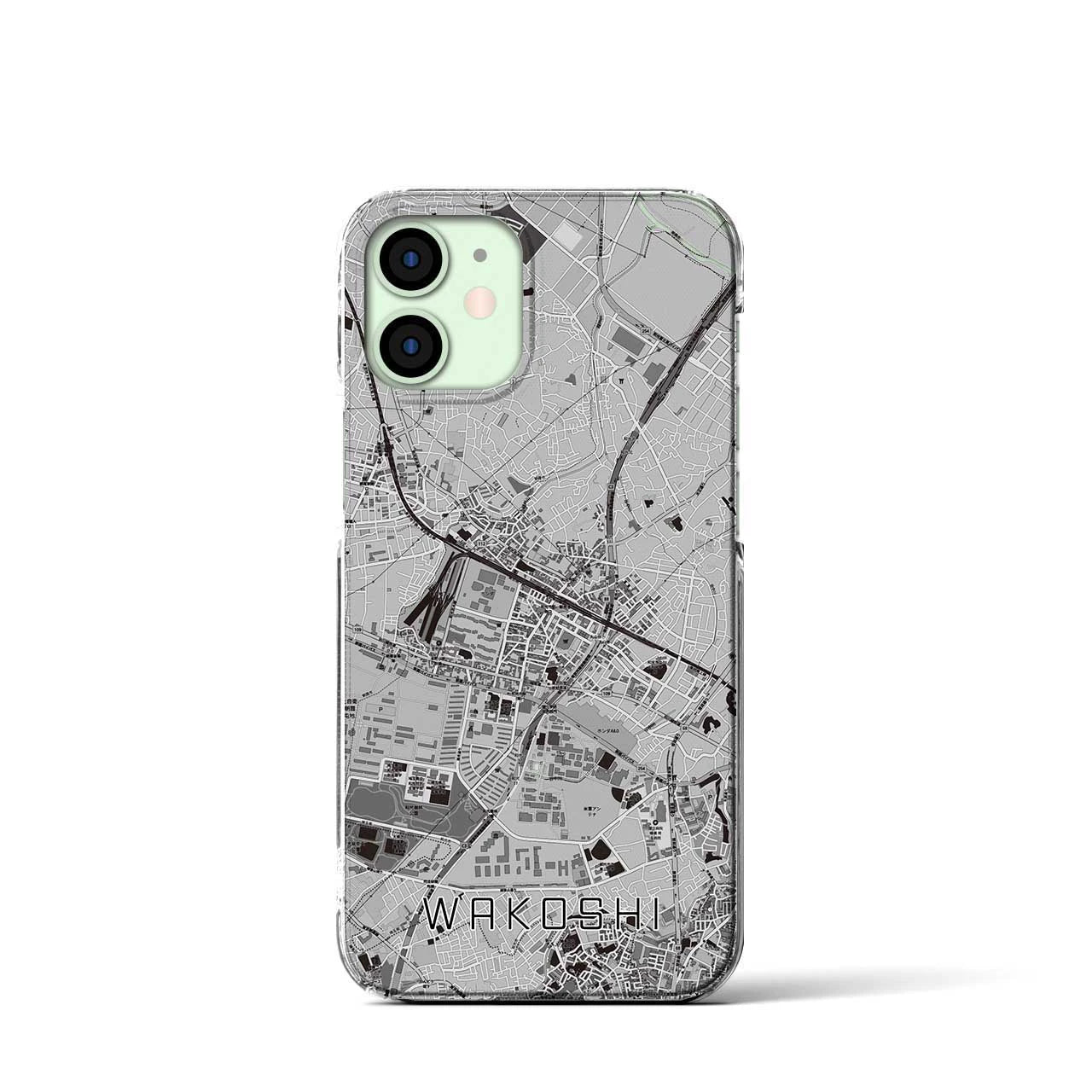 【和光市(埼玉県)】地図柄iPhoneケース(クリアタイプ)