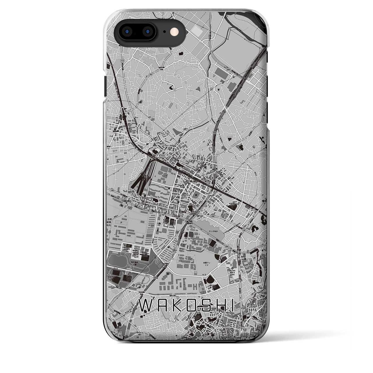 【和光市(埼玉県)】地図柄iPhoneケース(クリアタイプ)
