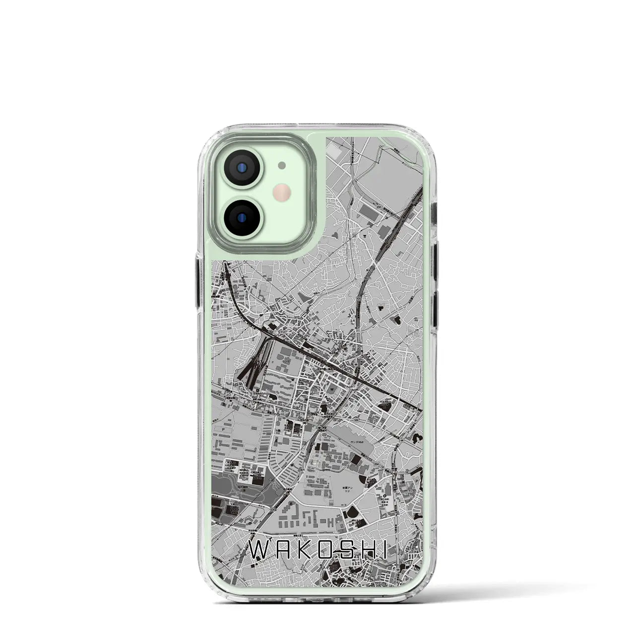 【和光市(埼玉県)】地図柄iPhoneケース(MagSafeタイプ)