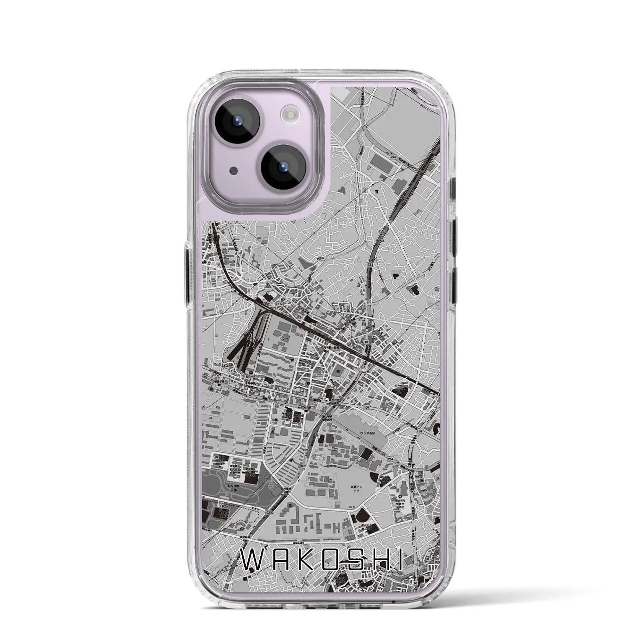 【和光市(埼玉県)】地図柄iPhoneケース(MagSafeタイプ)