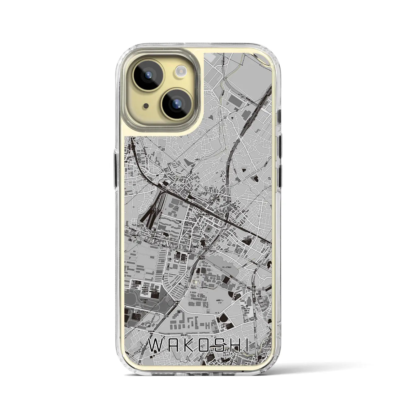 【和光市(埼玉県)】地図柄iPhoneケース(MagSafeタイプ)