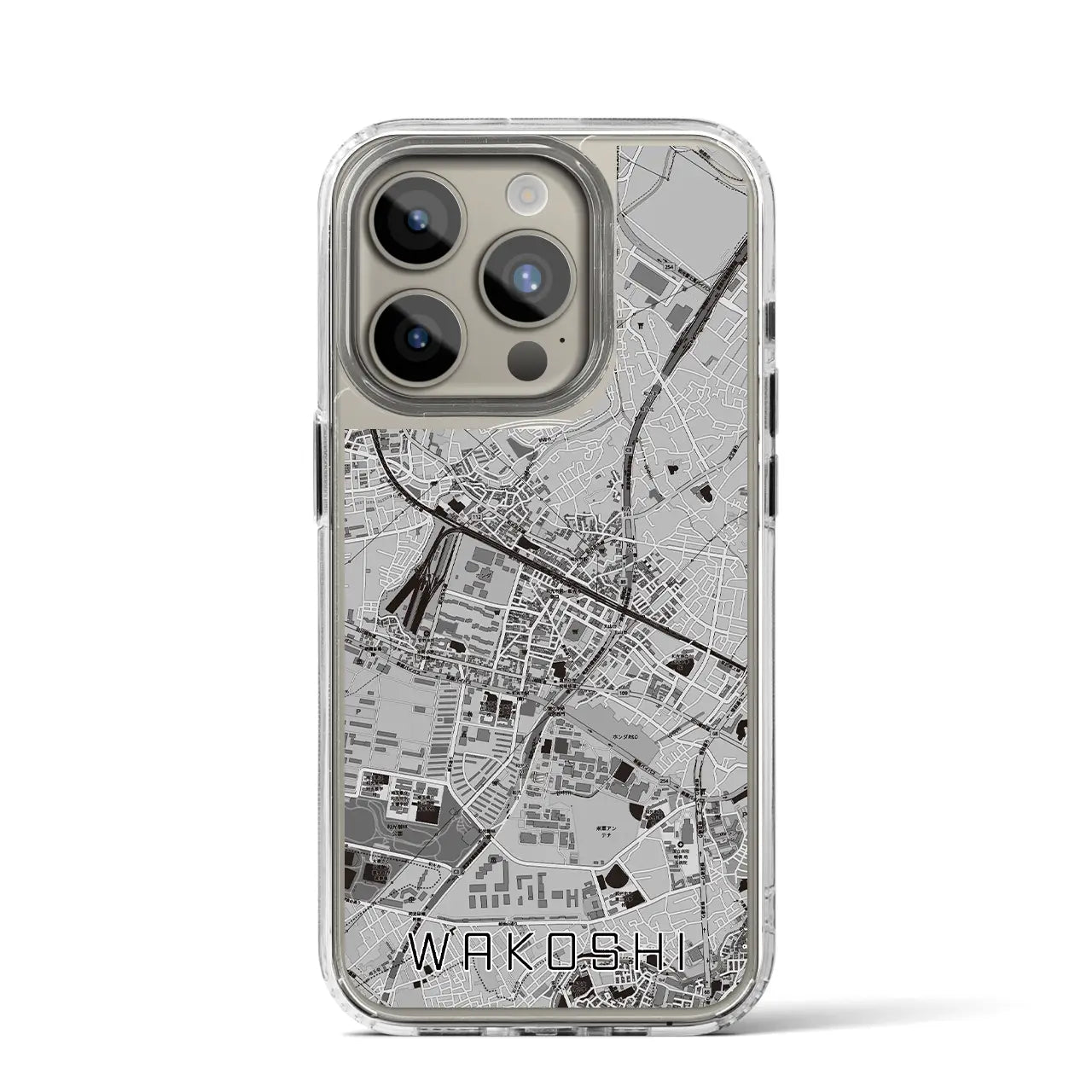 【和光市(埼玉県)】地図柄iPhoneケース(MagSafeタイプ)