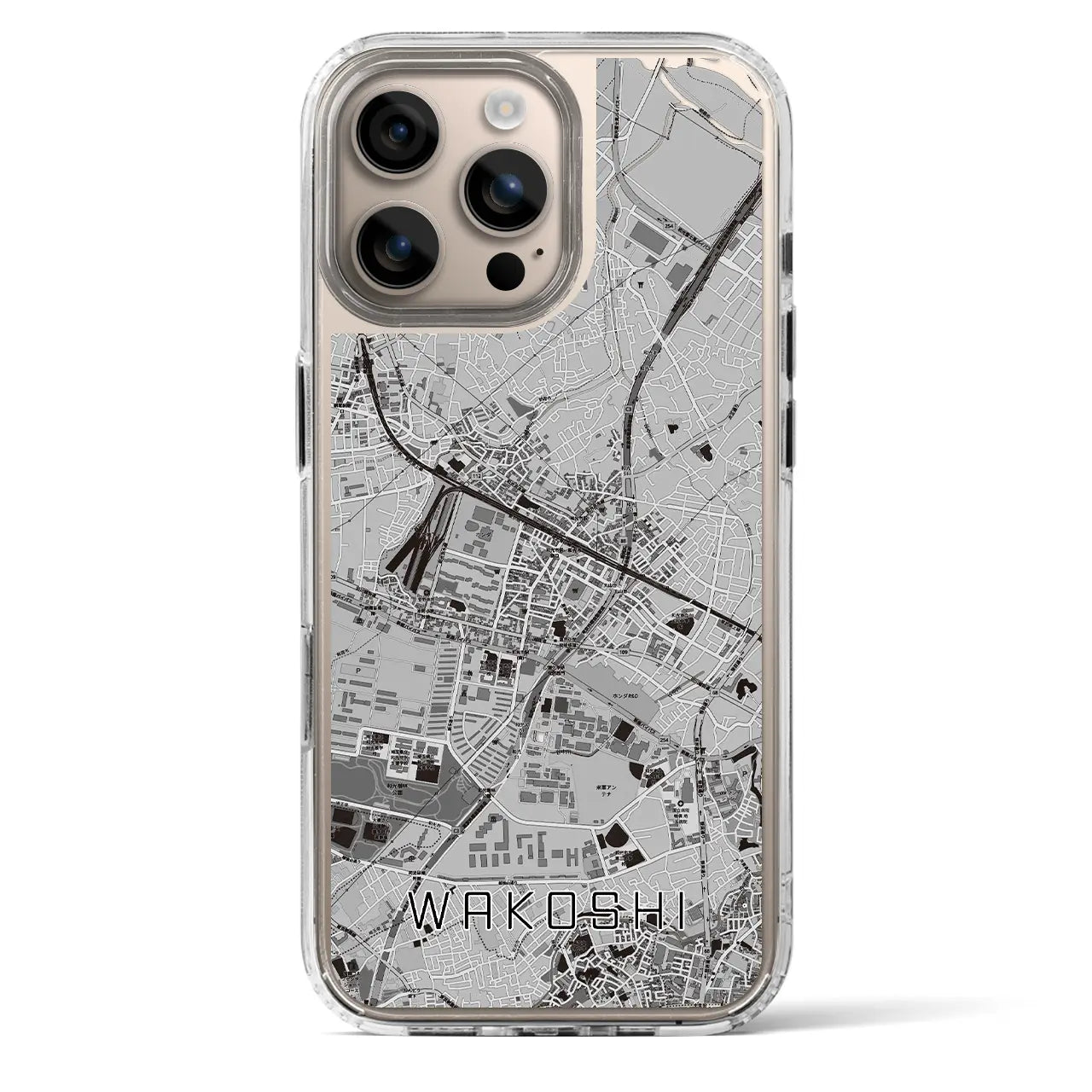 【和光市(埼玉県)】地図柄iPhoneケース(MagSafeタイプ)