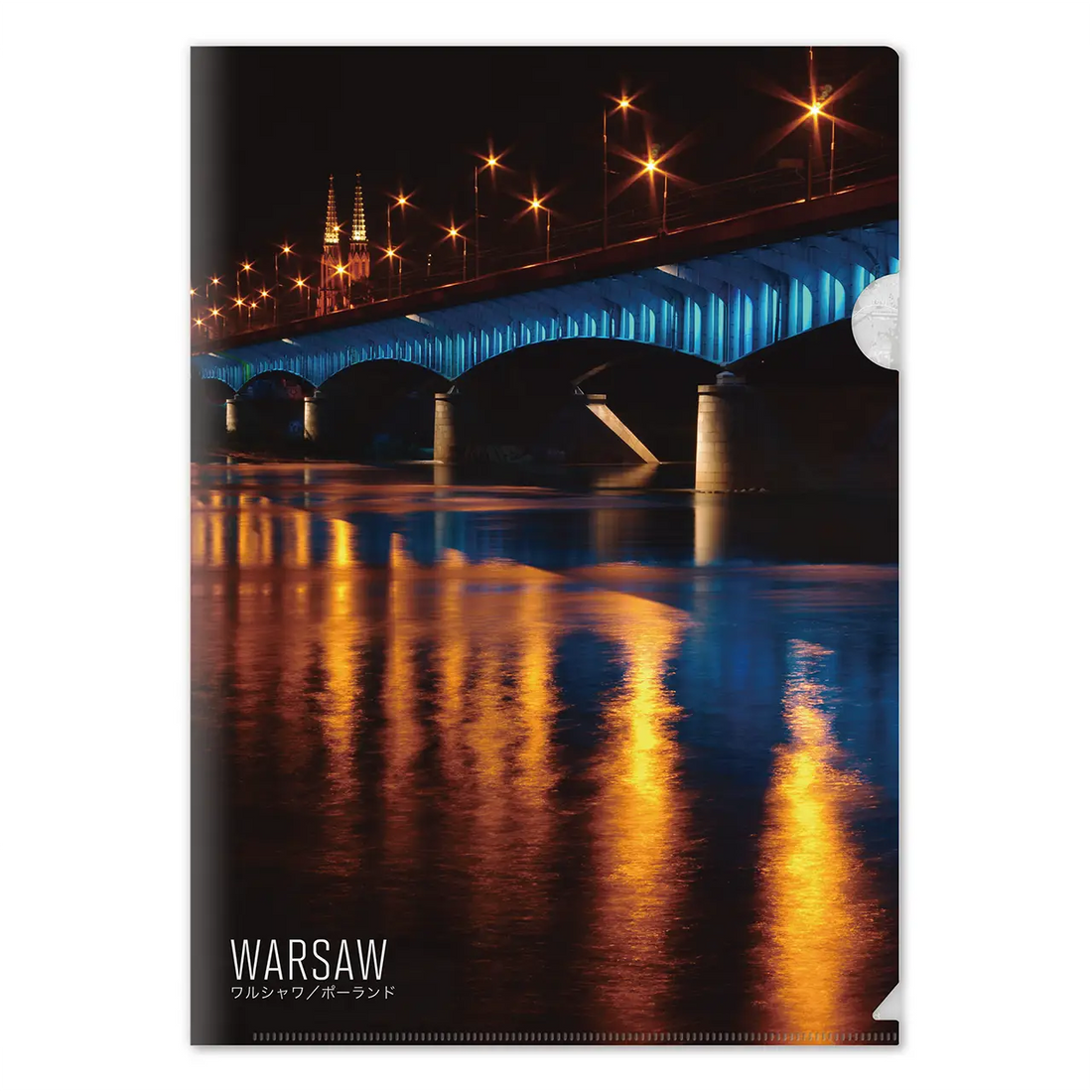 【ワルシャワ(ポーランド)】Map World クリアファイル