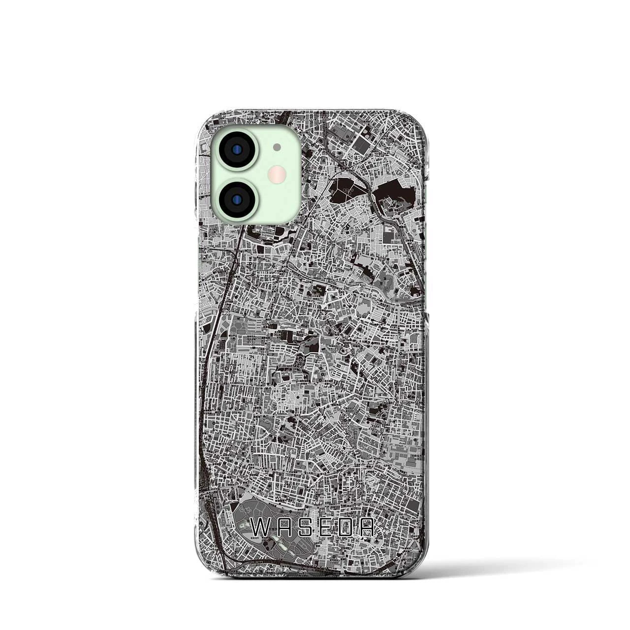 【早稲田2(東京都)】地図柄iPhoneケース(クリアタイプ)