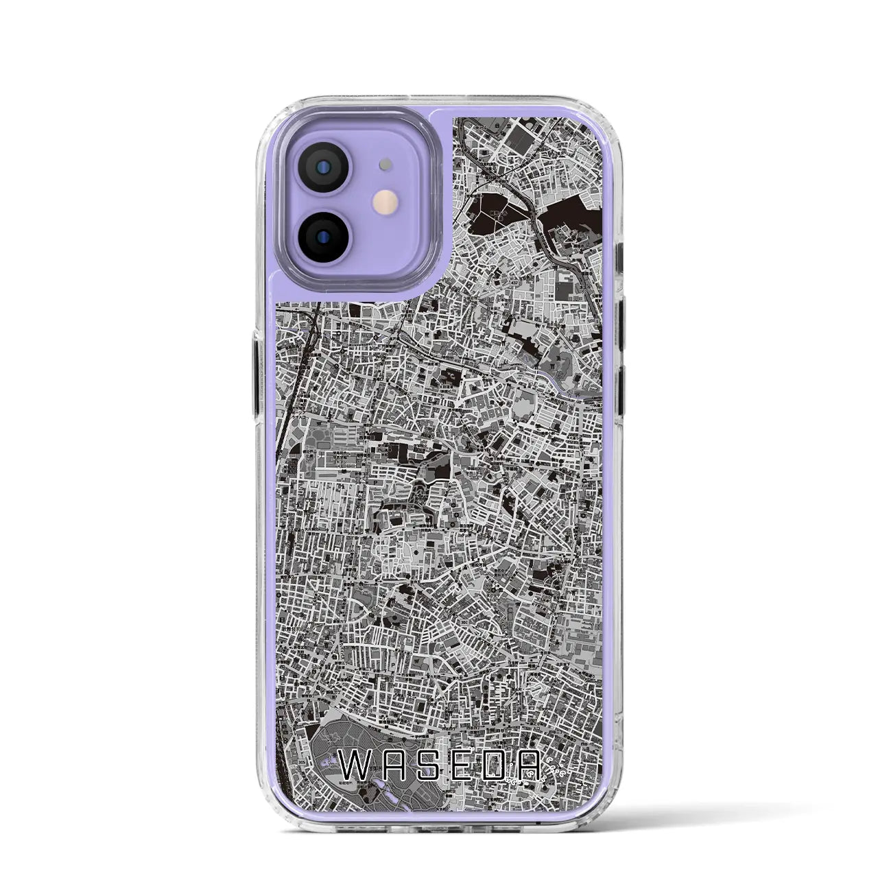 【早稲田2(東京都)】地図柄iPhoneケース(MagSafeタイプ)