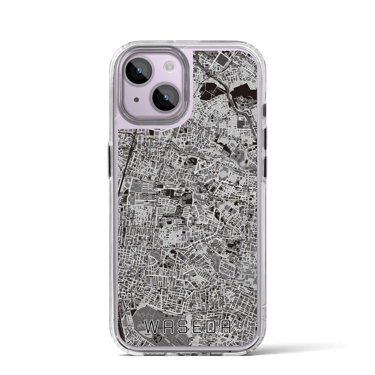 【早稲田2(東京都)】地図柄iPhoneケース(MagSafeタイプ)