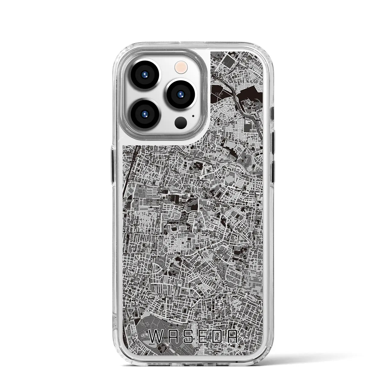 【早稲田2(東京都)】地図柄iPhoneケース(MagSafeタイプ)