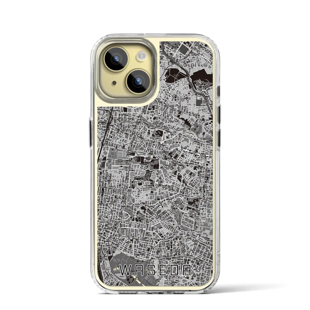 【早稲田2(東京都)】地図柄iPhoneケース(MagSafeタイプ)