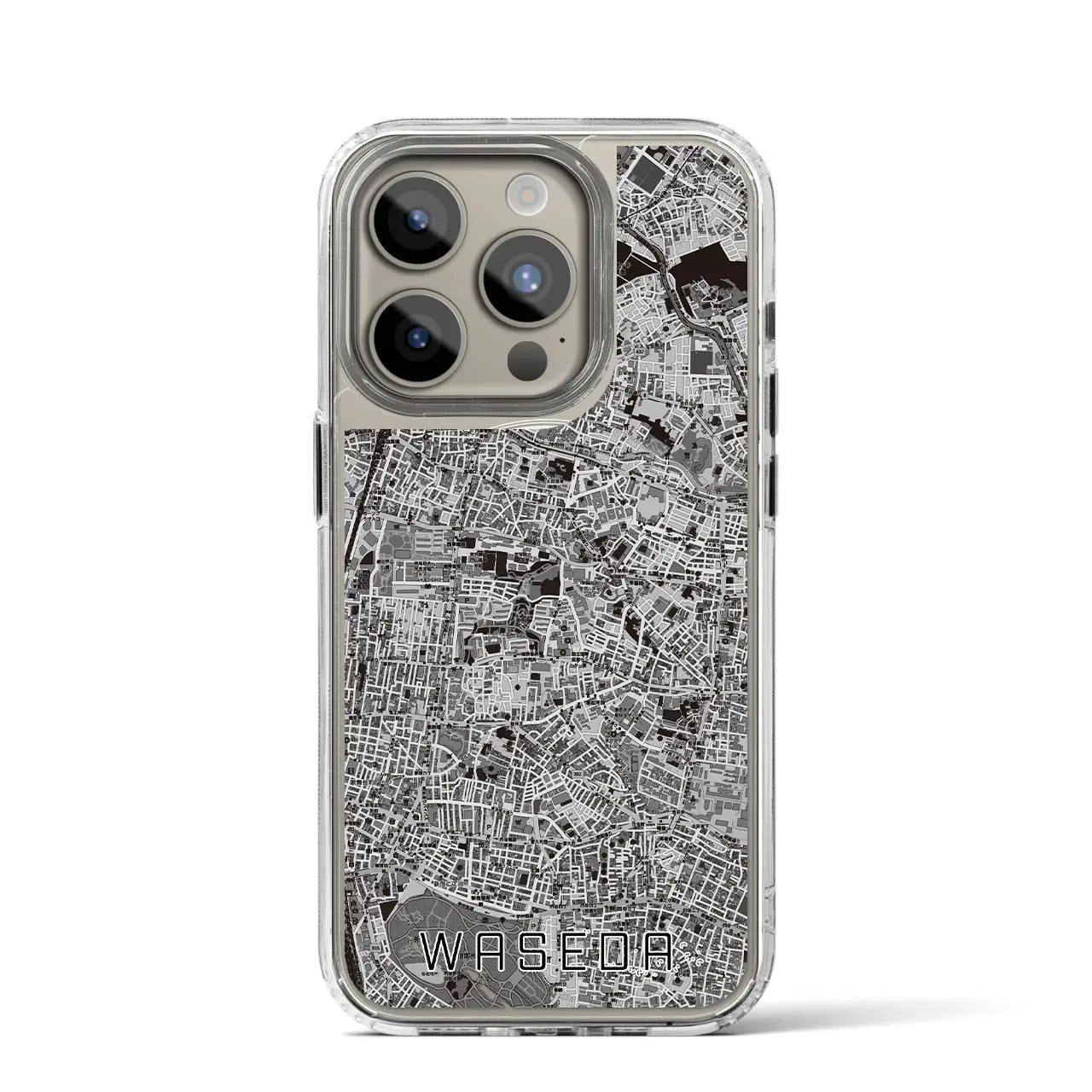 【早稲田2(東京都)】地図柄iPhoneケース(MagSafeタイプ)