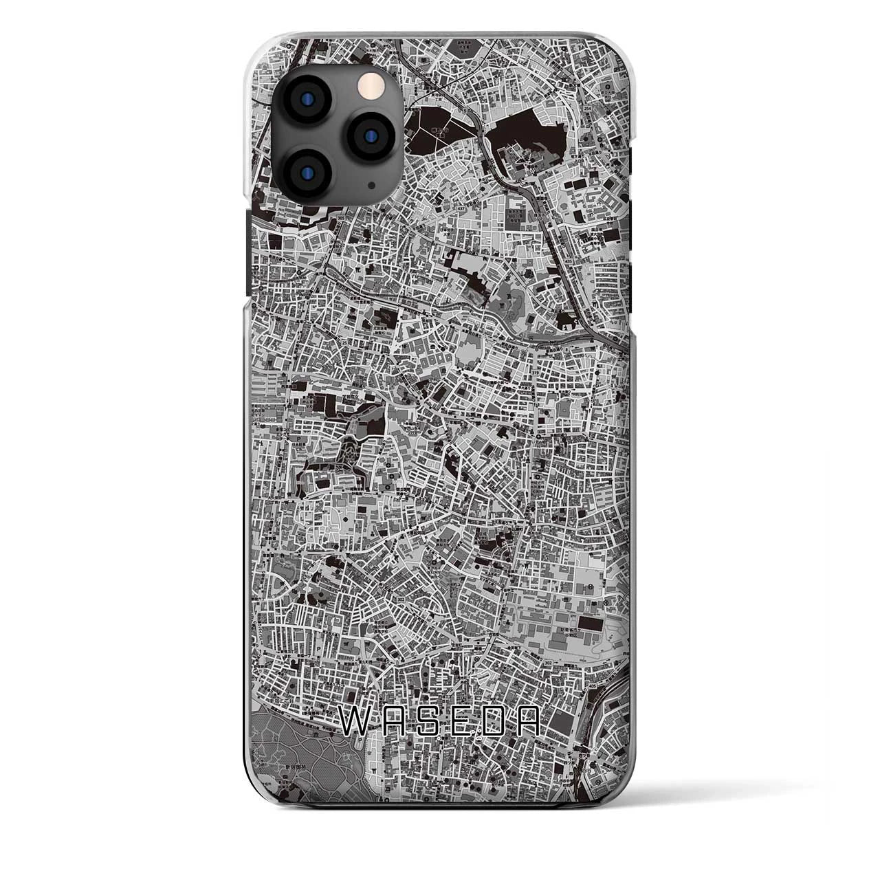 【早稲田(東京都)】地図柄iPhoneケース(クリアタイプ)