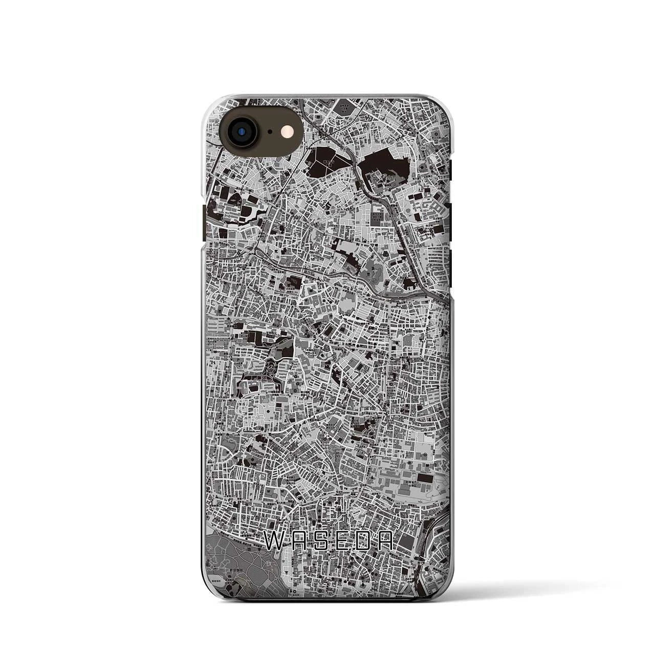【早稲田(東京都)】地図柄iPhoneケース(クリアタイプ)