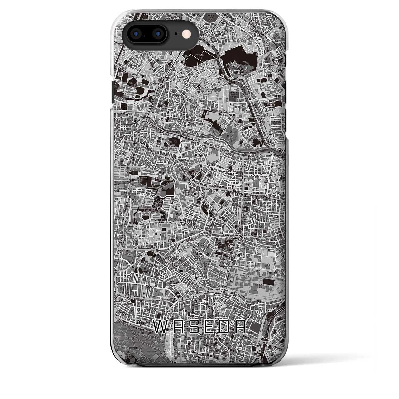 【早稲田(東京都)】地図柄iPhoneケース(クリアタイプ)