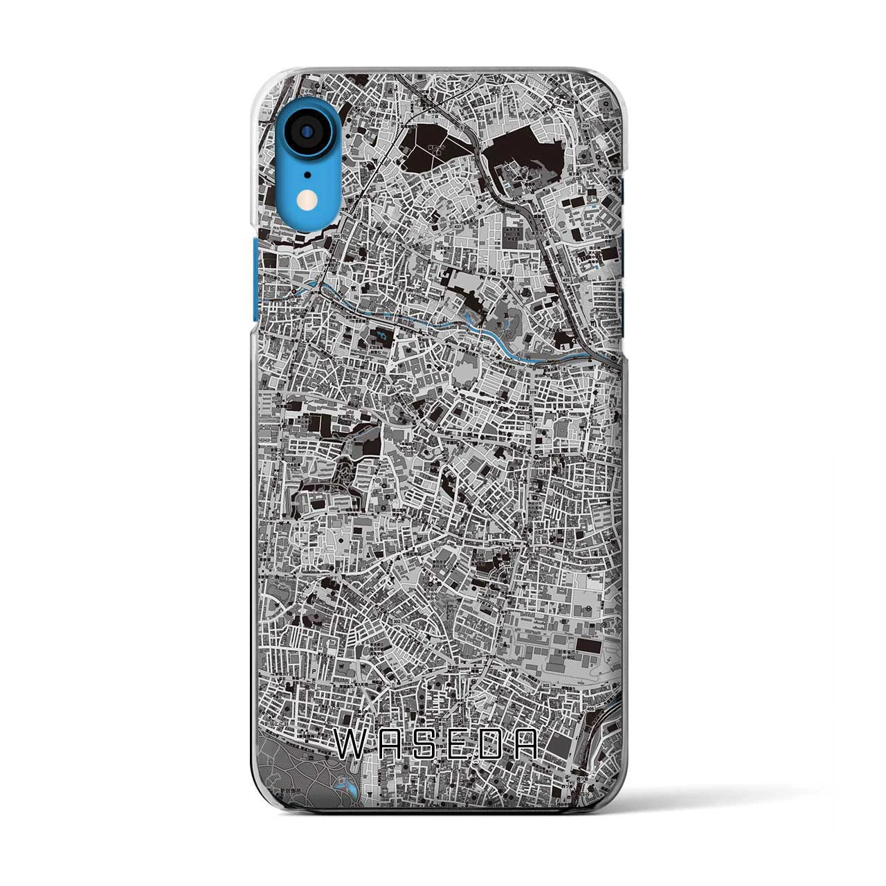 【早稲田(東京都)】地図柄iPhoneケース(クリアタイプ)