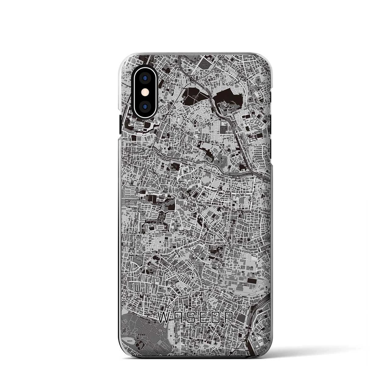 【早稲田(東京都)】地図柄iPhoneケース(クリアタイプ)