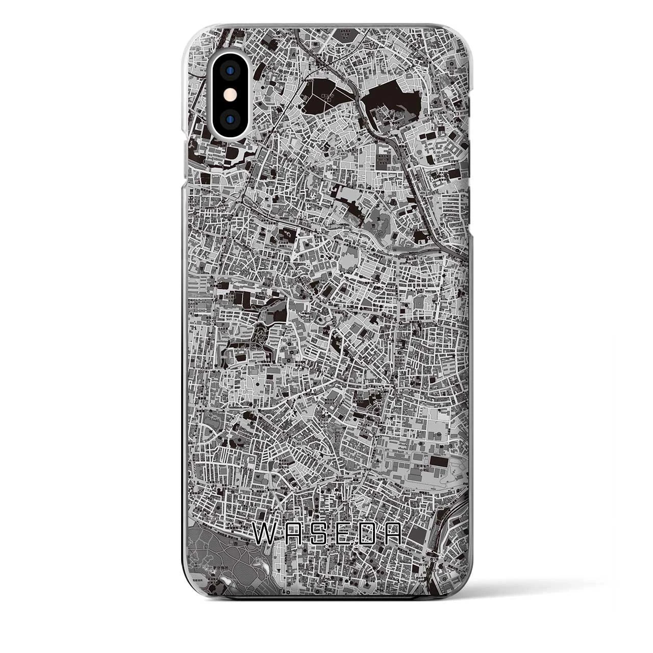 【早稲田(東京都)】地図柄iPhoneケース(クリアタイプ)