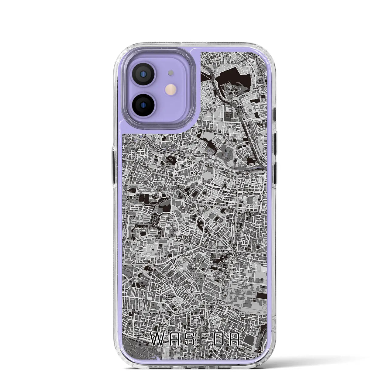 【早稲田(東京都)】地図柄iPhoneケース(MagSafeタイプ)