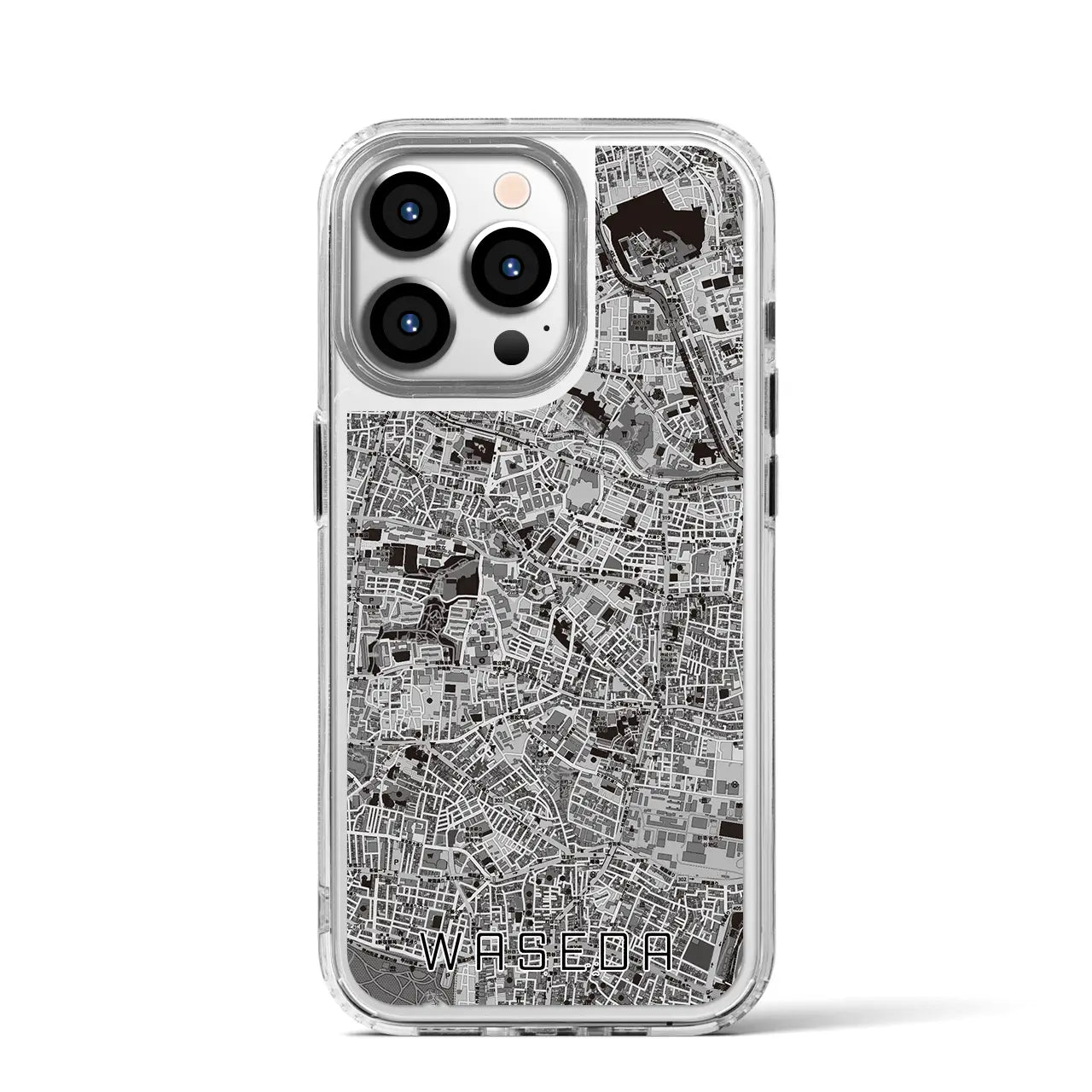 【早稲田(東京都)】地図柄iPhoneケース(MagSafeタイプ)