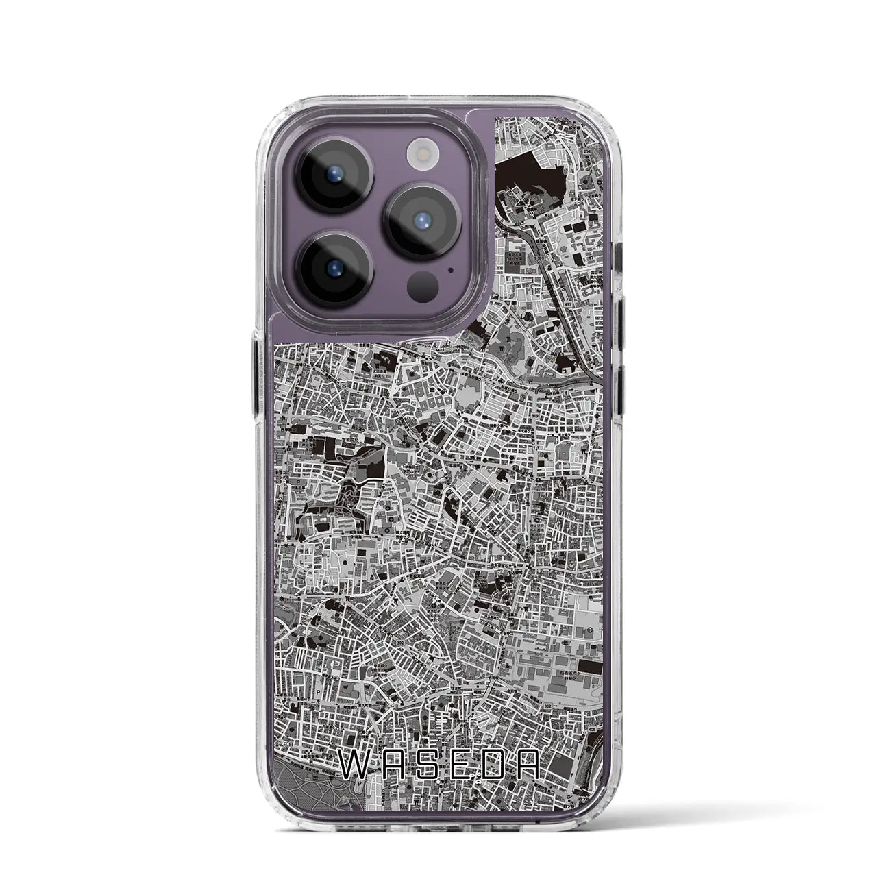 【早稲田(東京都)】地図柄iPhoneケース(MagSafeタイプ)