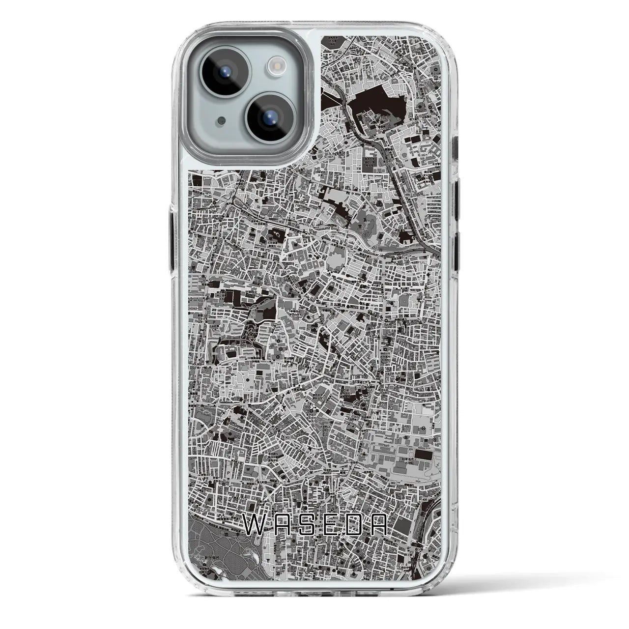 【早稲田(東京都)】地図柄iPhoneケース(MagSafeタイプ)