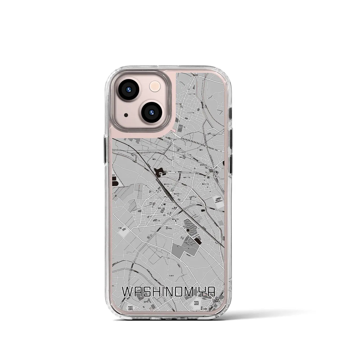 【鷲宮(埼玉県)】地図柄iPhoneケース(MagSafeタイプ)