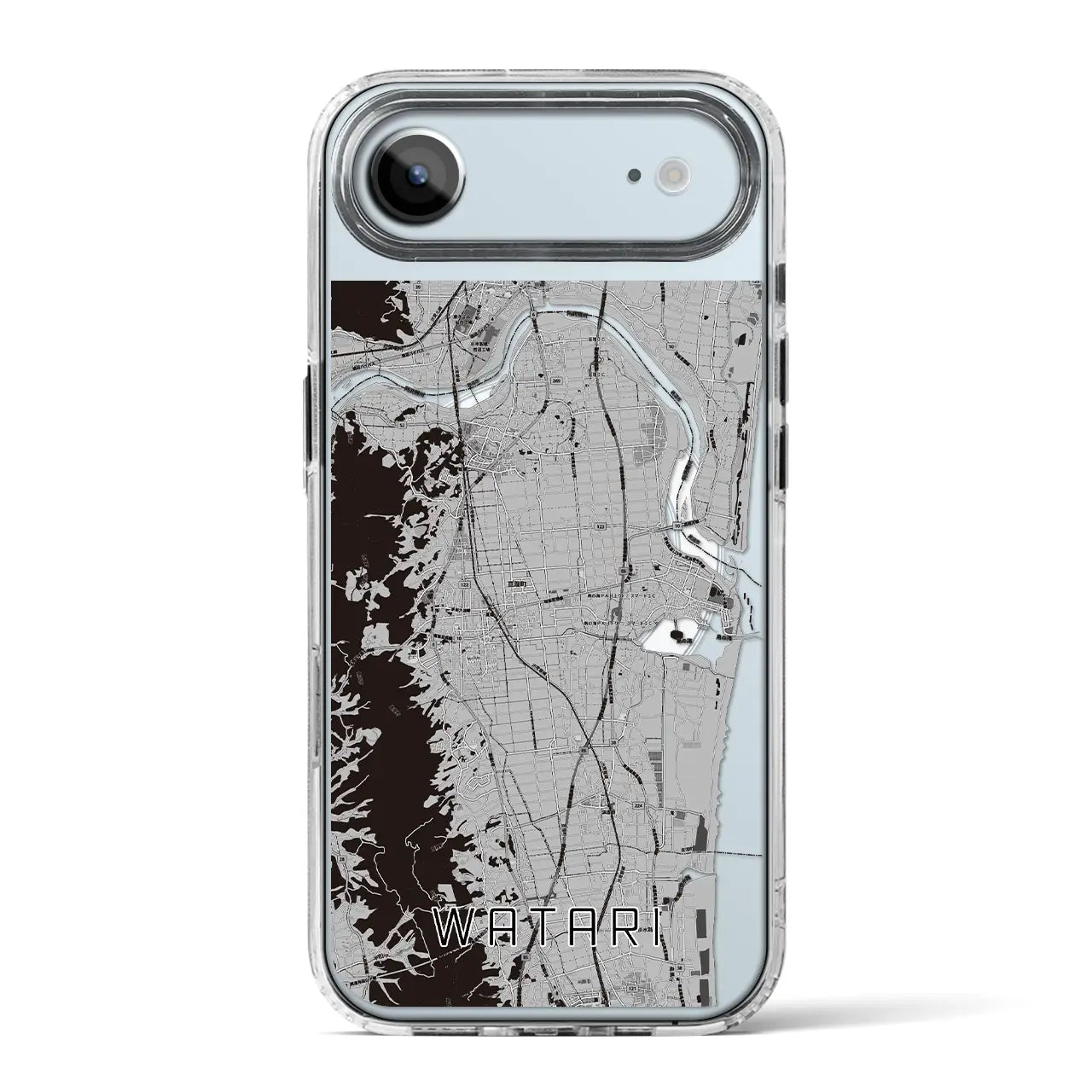 【亘理(宮城県)】地図柄iPhoneケース(MagSafeタイプ)