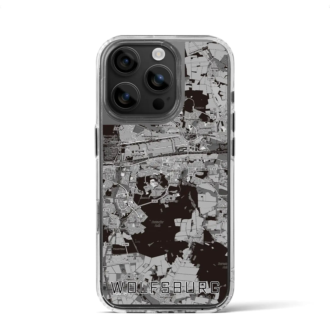 【ヴォルフスブルク(ドイツ)】地図柄iPhoneケース(MagSafeタイプ)