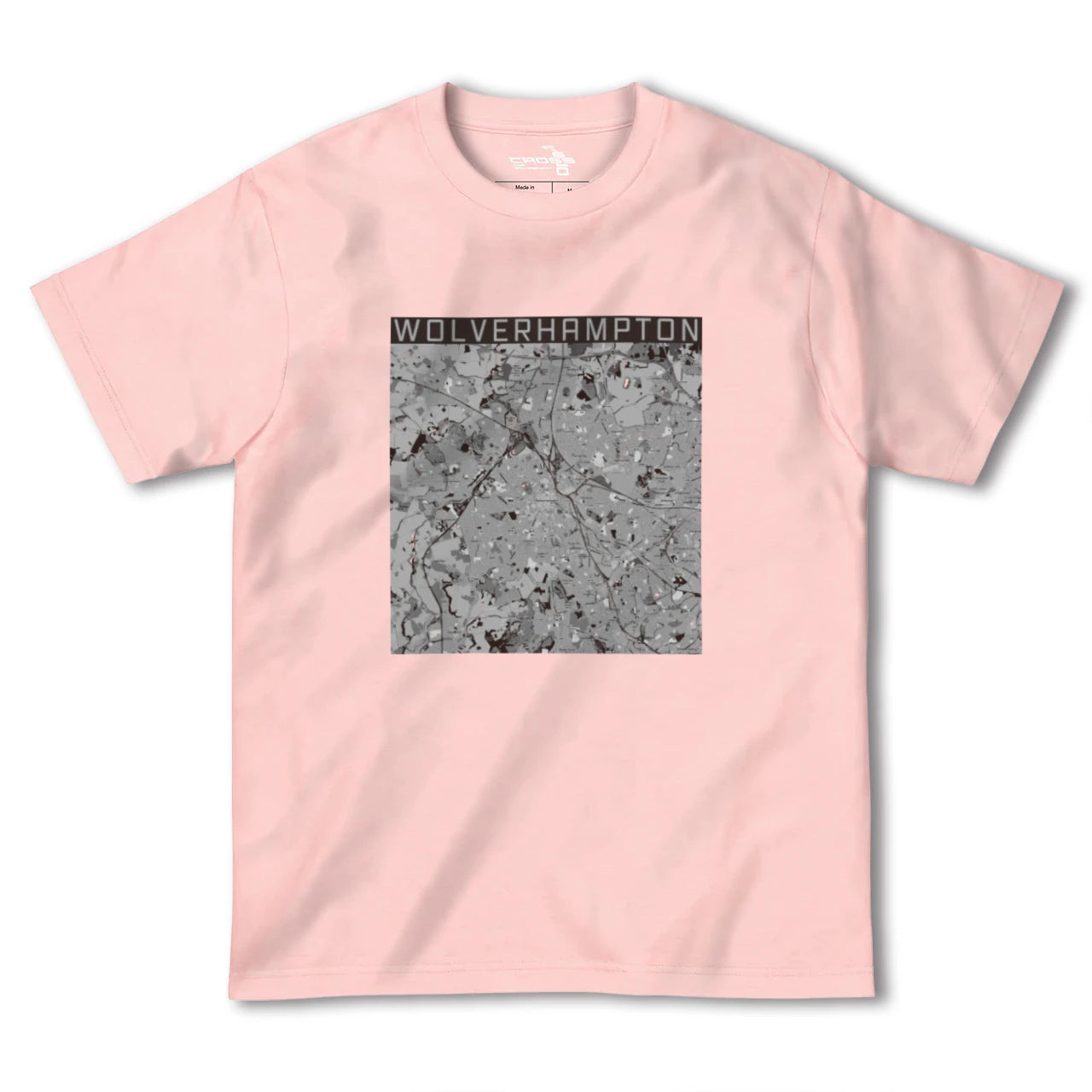 【ウルヴァーハンプトン(イギリス)】地図柄ヘビーウェイトTシャツ