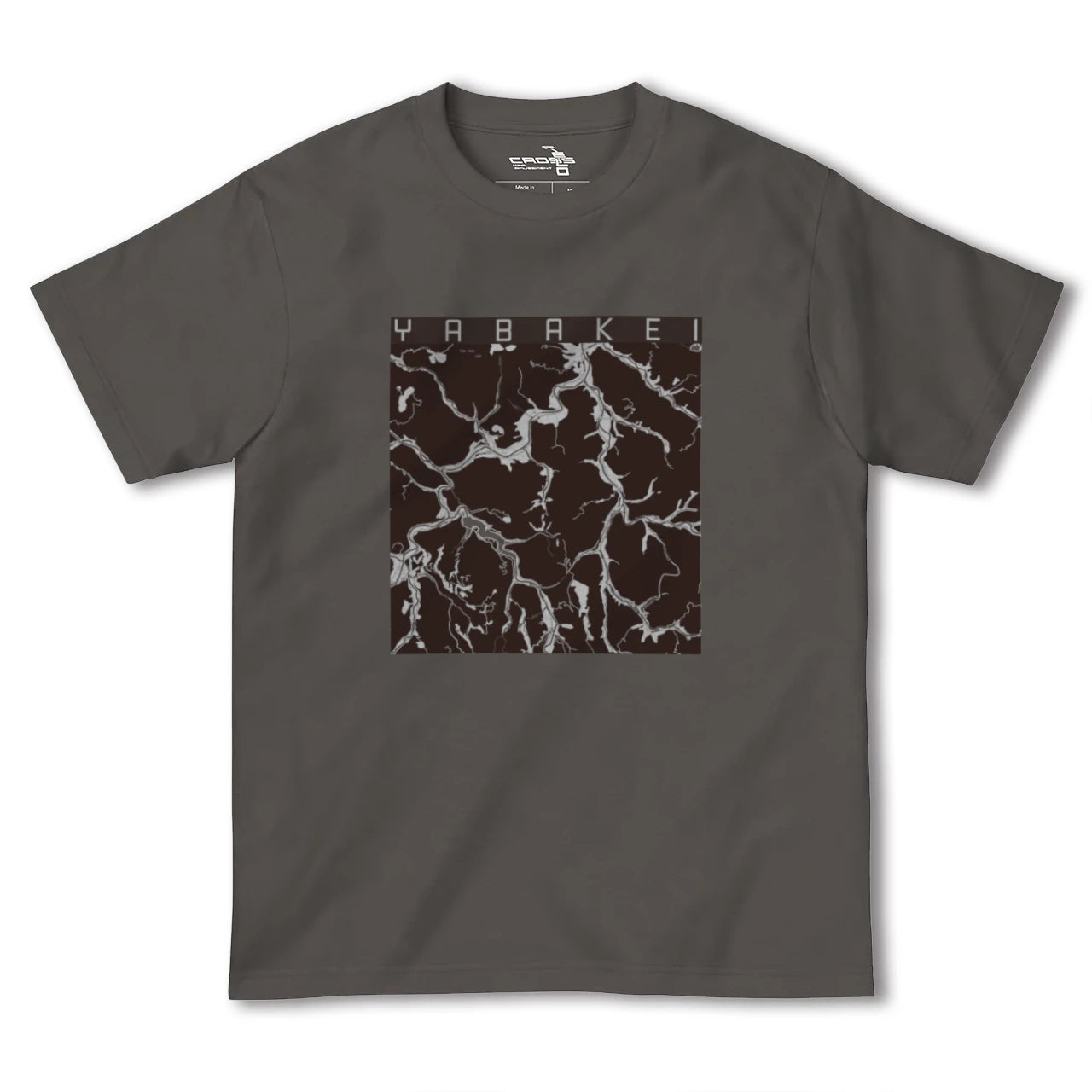 【耶馬渓(大分県)】地図柄ヘビーウェイトTシャツ