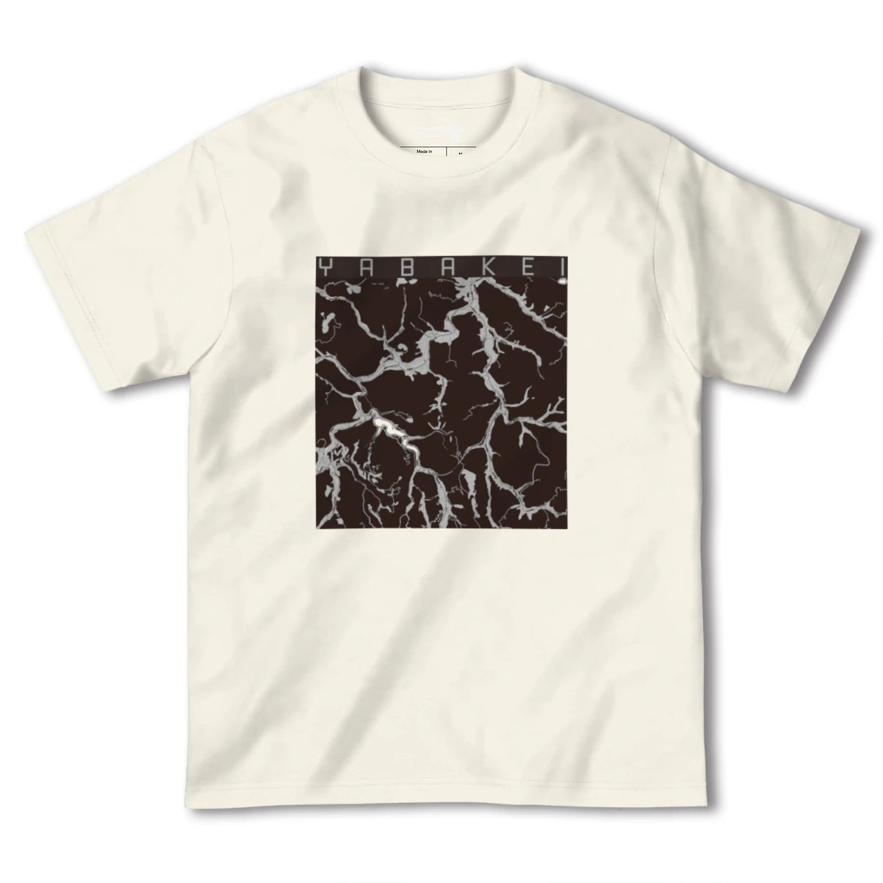 【耶馬渓(大分県)】地図柄ヘビーウェイトTシャツ