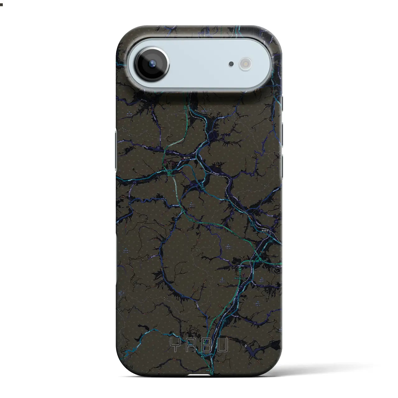 【養父(兵庫県)】地図柄iPhoneケース(バックカバータイプ)