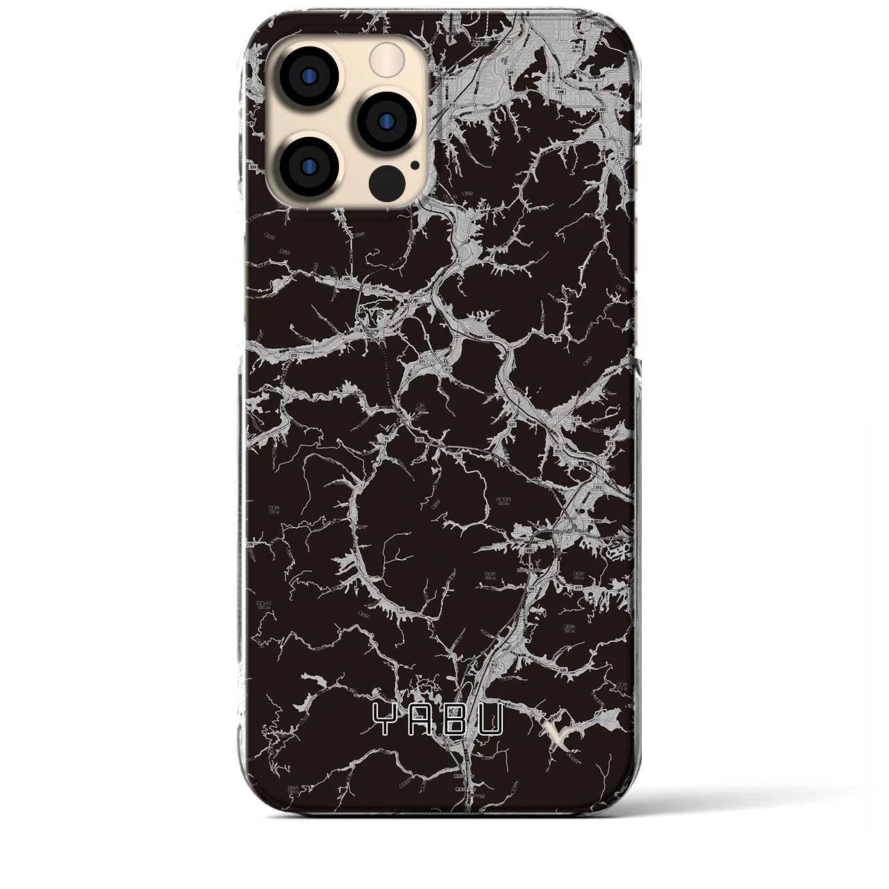 【養父(兵庫県)】地図柄iPhoneケース(クリアタイプ)