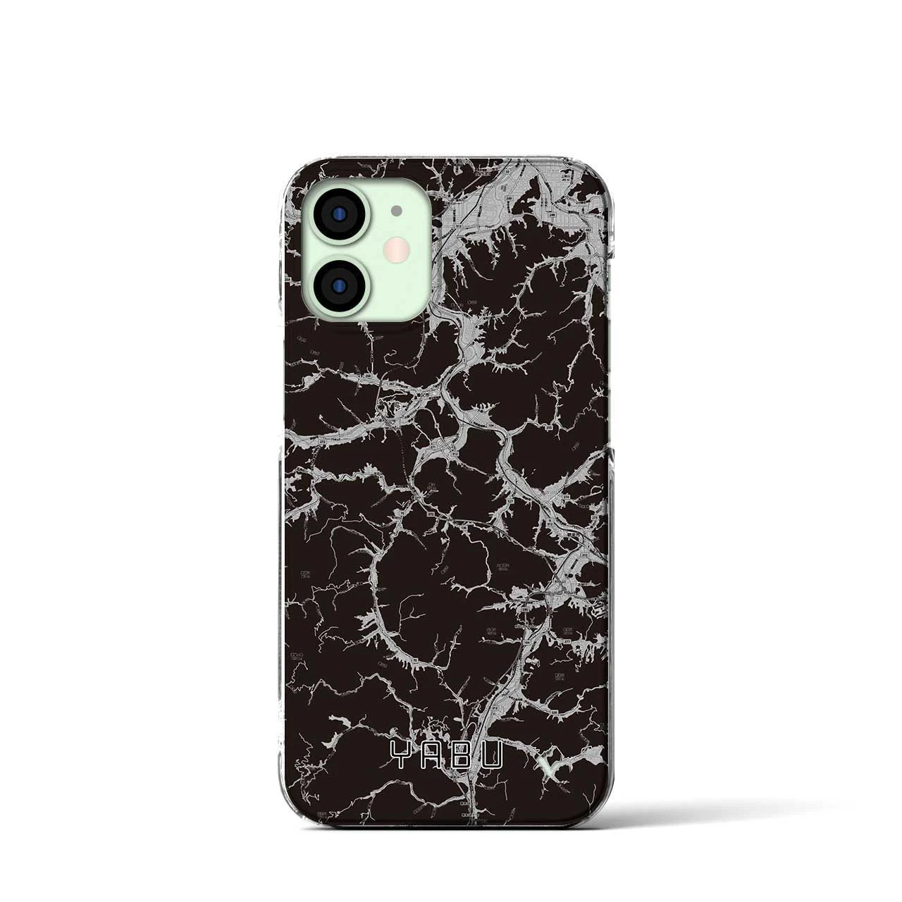 【養父(兵庫県)】地図柄iPhoneケース(クリアタイプ)