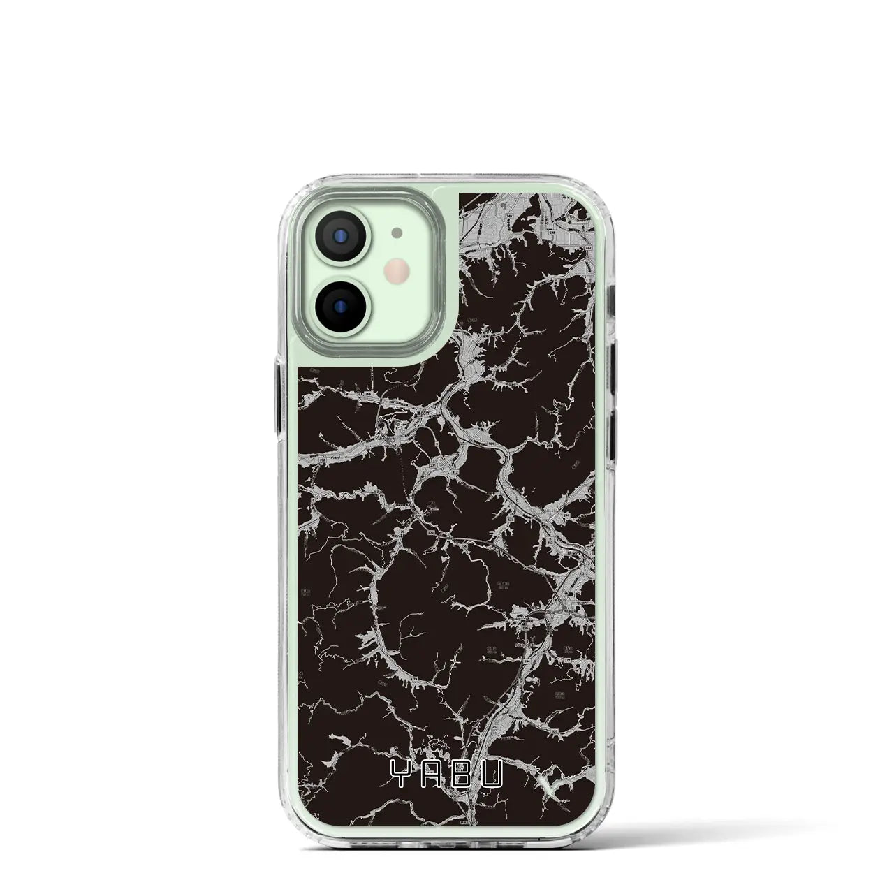 【養父(兵庫県)】地図柄iPhoneケース(MagSafeタイプ)