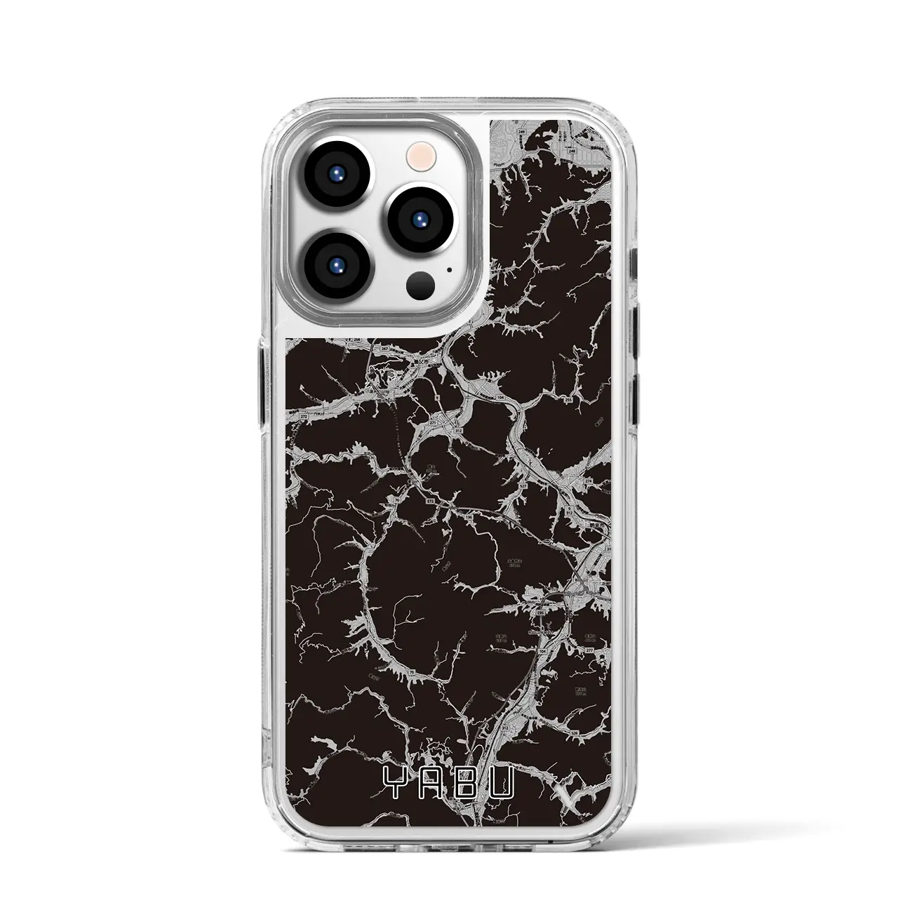 【養父(兵庫県)】地図柄iPhoneケース(MagSafeタイプ)