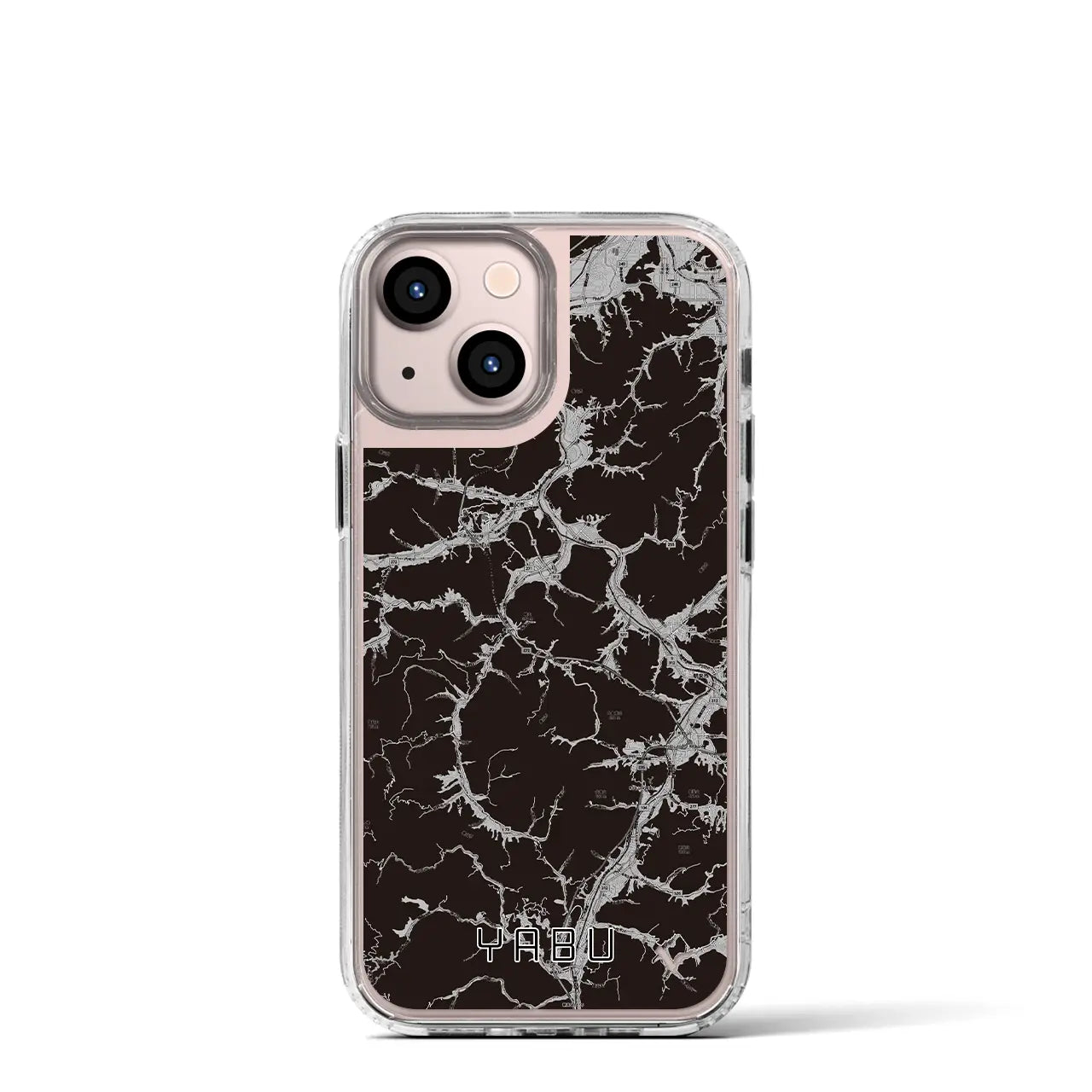 【養父(兵庫県)】地図柄iPhoneケース(MagSafeタイプ)